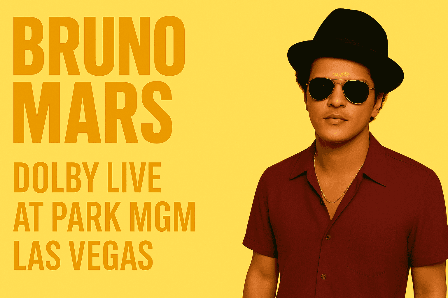 Bruno Mars at Park MGM 